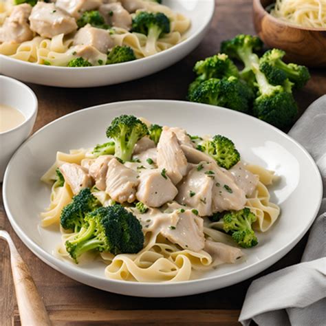 Chicken and Broccoli Fettuccine Alfredo - Send a Meal