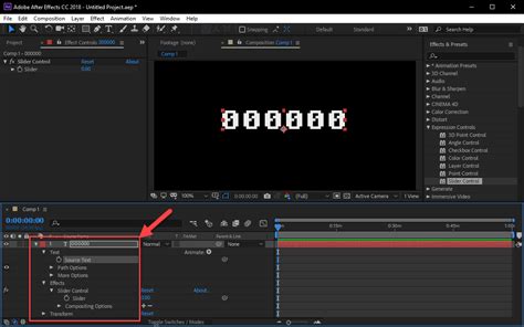 After Effects Timecode 的图像结果