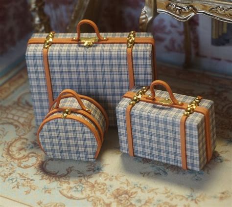 set of three suitcases