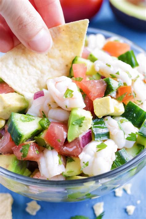 Easy Shrimp Ceviche Recipe with Avocado - Evolving Table