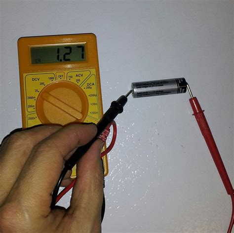 Image result for Using Voltmeter to Check Battery