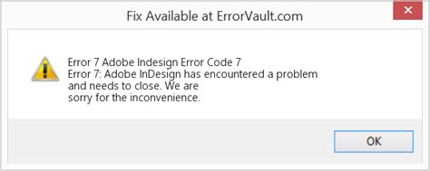 Image result for Adobe InDesign Problem Error