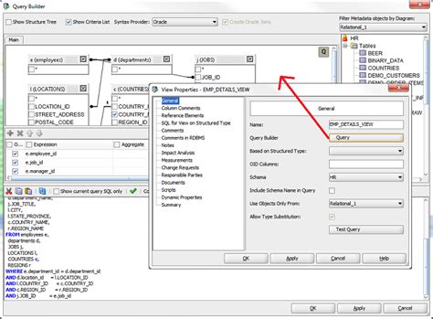 Image result for Oracle SQL Developer Data Modeler Join
