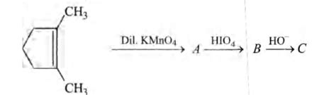 Suggest appropriate structures for the missing compound (the number of ...