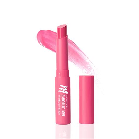 Buy MyGlamm Smoothie Love Tinted Lip Balm - Strawberry Rush (Light Pink ...