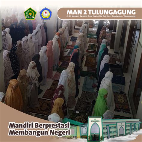Jamaah Masjid Al Furqan MAN 2 Tulungagung Sholat Ghaib untuk Syuhada ...