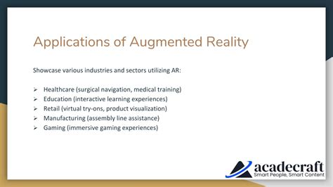 Augmented Reality Applications 的图像结果