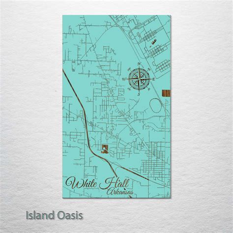 White Hall, Arkansas Street Map