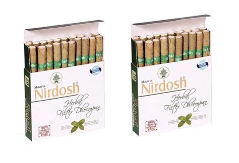 Buy Nirdosh Nicotine & Tobacco Free Herbal Cigarettes- Export Quality ...