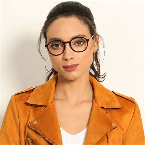 Buy Blue Tortoise Gunmetal Blue Full Rim Round Vincent Chase BLEND EDIT ...