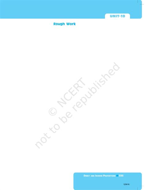 NCERT Exemplar Class 8 Maths Chapter 10 - Direct and Inverse Proportions