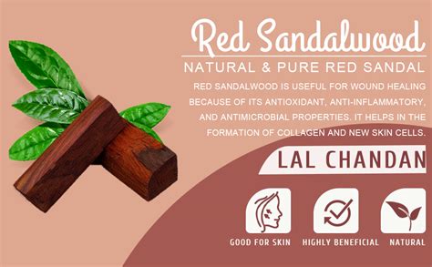 RDK Pure Quality Red (Lal) Sandalwood Stick Natural chandan sticks Lal ...