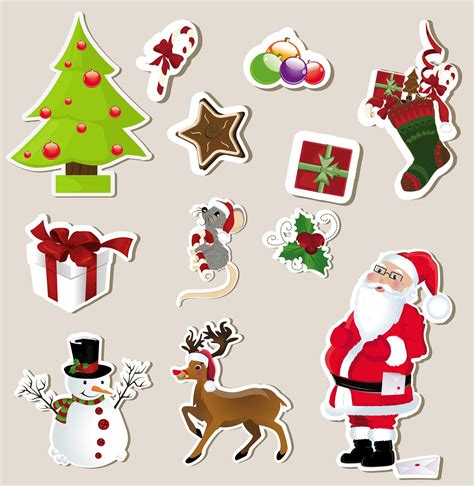 Christmas Stickers Wallpapers - Wallpaper Cave