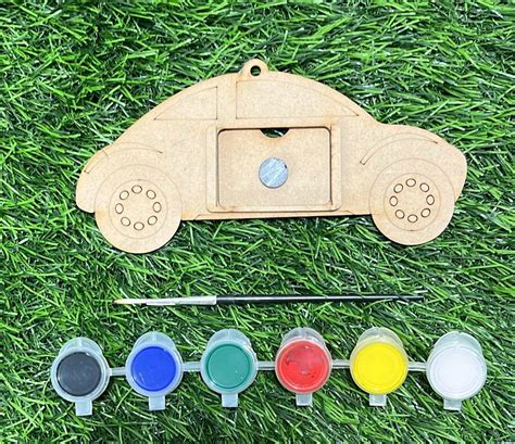 Unique Strokes DIY MDF Photo Frame Car – uniquestrokes