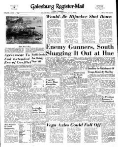 Galesburg Register Mail Archives, Jul 3, 1972, p. 1