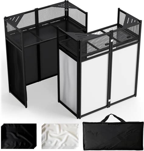Amazon.com: ILOGICASE XL 50x25in Portable DJ Booth Facade Table with ...