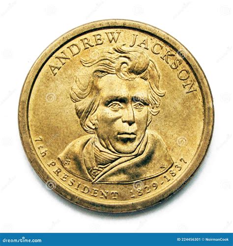 Andrew Jackson, 7th President of USA Stock Image - Image of banking ...