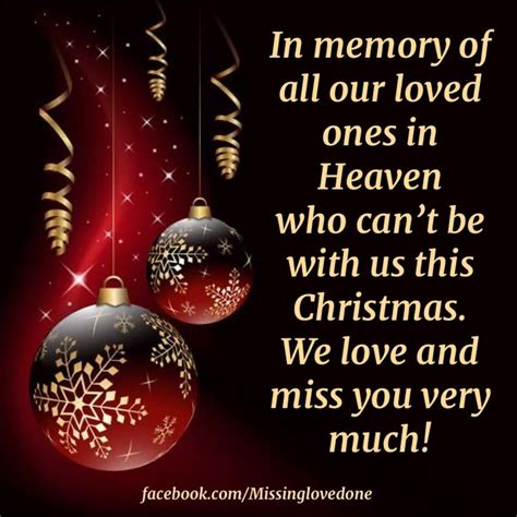 In Memory Of All Our Loved Ones In Heaven Who Can't Be With Us This ...