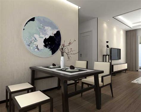 中式新古典小户型客厅屏风装修效果图- 中国风