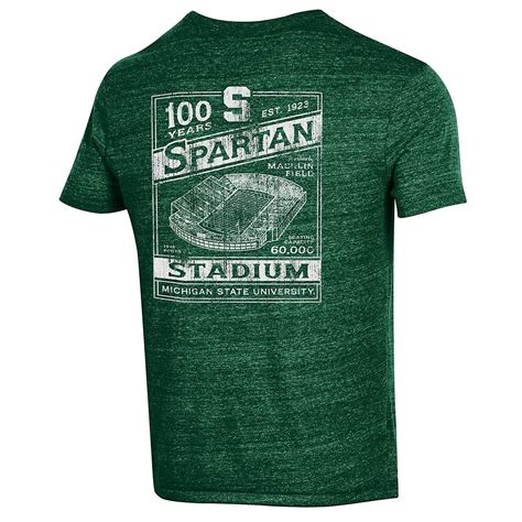 Champion Michigan State Spartans 100th Anniversary Spartan Stadium T ...
