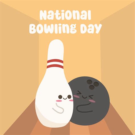 National bowling day design for national bowling day celebration ...