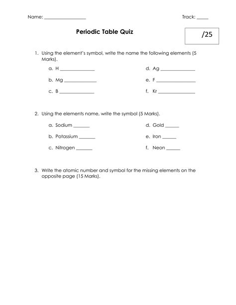 Periodic Table Elements Quiz | Cabinets Matttroy