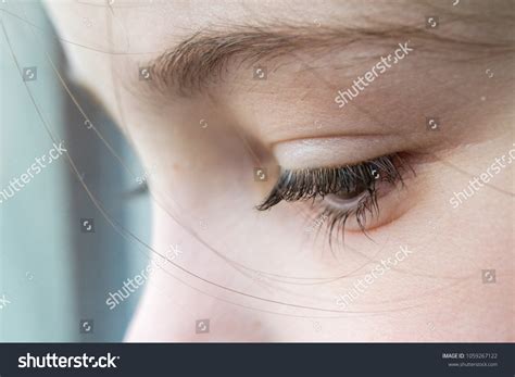 Eyes Looking Down Side