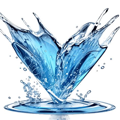 Realistic Water Splash Effect, Water Splash, Water Effect, Transparent ...