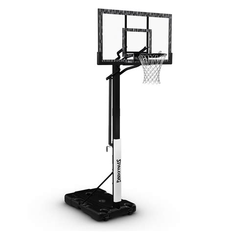 Spalding 60 In. Acrylic Screw Jack Portable Basketball Hoop System ...
