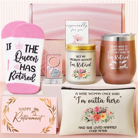 Amazon.com | JAJOAGIA Retirement Gifts for Women 2023 Christmas Happy ...
