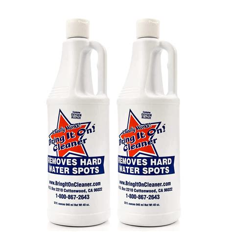 Buy Bring it On Cleaner Hard Water Spot Remover 2 x 32 Ounce Bottles ...