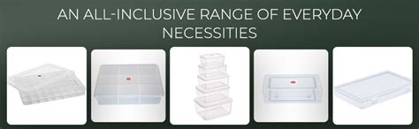 SHOPATHON INDIA Transparent Multi-Purpose Plastic Storage Set of 5 Box ...