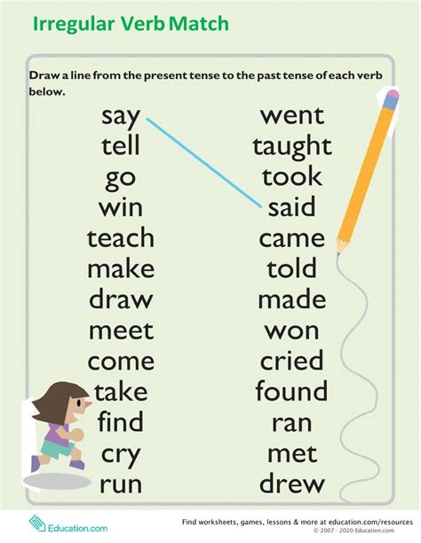 Irregular Worksheet 的图像结果