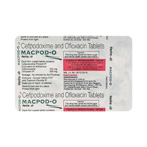 Macpod O Strip Of 10 Tablets: Uses, Side Effects, Price & Dosage ...