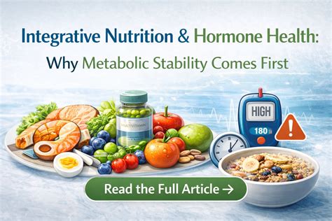 Integrative Nutrition & Hormone Health: Why Metabolic Stability Comes ...
