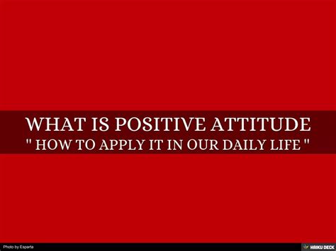 WHAT IS POSITIVE ATTITUDE | PDF