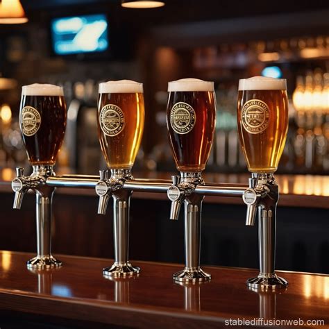 Bar Beer Tap Handles | Stable Diffusion Online