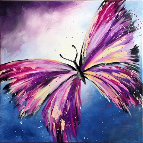 Butterfly Painting at PaintingValley.com | Explore collection of Butterfly Painting - painting of butterfly