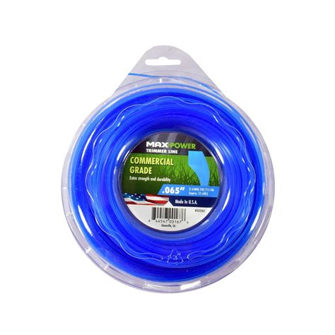 Maxpower 332265 Square Cut Commercial Grade Trimmer Line, Blue, Medium ...