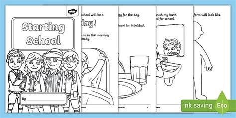 Starting School Activity Booklet (teacher made) - Twinkl