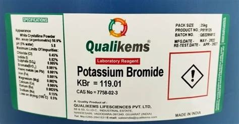 Speciality Chemicals - Qualikems Potassium Bromide Manufacturer from ...