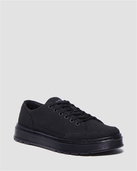 Brookline Canvas Casual Shoes in Black Canvas | Dr. Martens