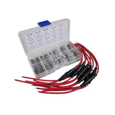 DIGITEN 5x20mm AGC Fuse Holder Inline Screw Type with 16 AWG wire ...