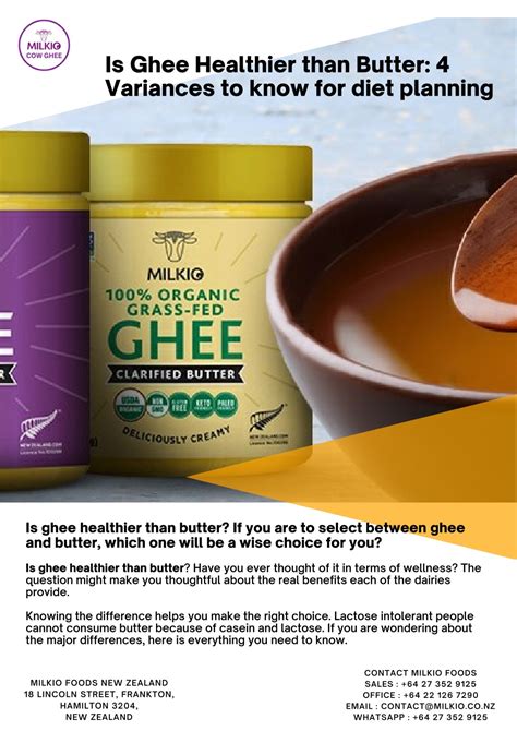 Why Is Ghee Healthier Than Butter