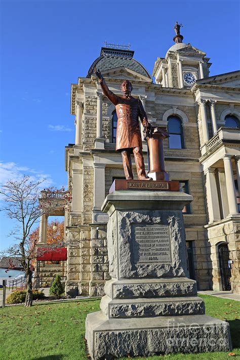John Bingham Statue at Harrison County Courthouse in Cadiz Ohio 6870 ...