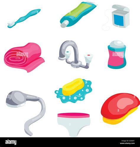 Personal hygiene items Stock Vector Image & Art - Alamy