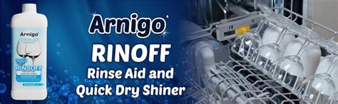 Arnigo Rinse Aid Liquid for All Brands Dishwasher Machine, Prevents ...