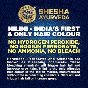 SHESHA AYURVEDA Combo Of Ayurveda Nilini Hair Colour - 100% Ayurvedic ...