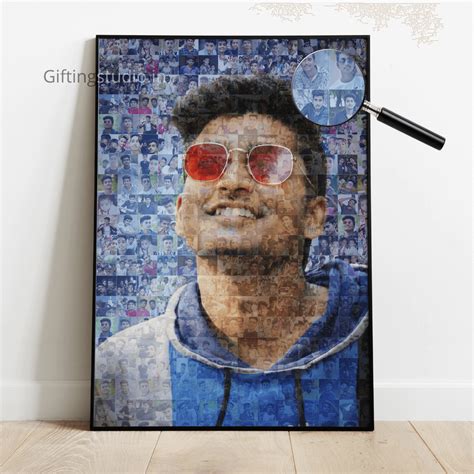Personalised Photo Mosaic Frame | Mosaic Photo Frame - Gifting Studio ...