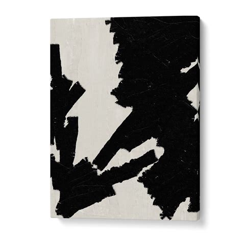 Oil Painting Black And Beige Abstract Artwork Decor – Asianmonk